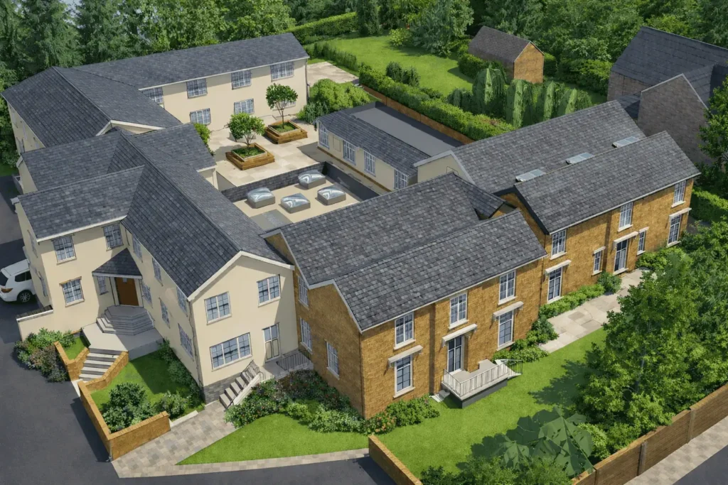 Nursing care home in Northants CGI images